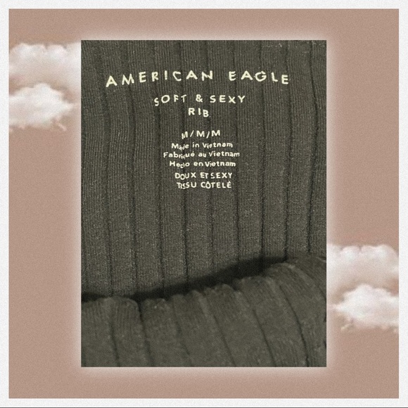 AE Cropped Square-Neck Tank Top - Picture 7 of 8